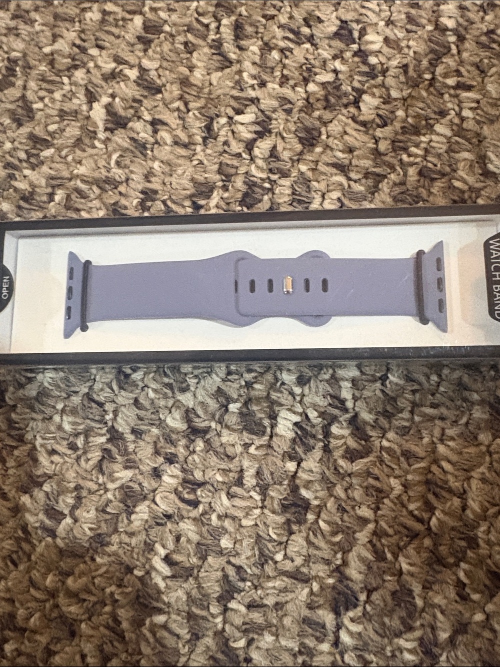 Silicone Apple Replacement Watch Band - Light Purple